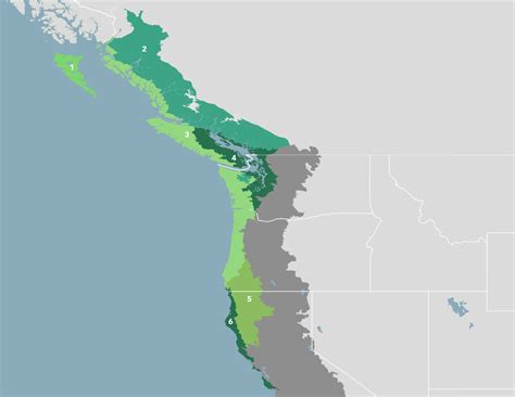 Northwest Coniferous Forest Map