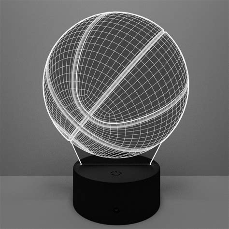 Basketball LED Lamp – Double Cut Designs LLC