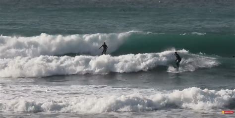 SURFING GROUND SWELL BIG WAVES IN ISRAEL / surf point break 2019 - SUP World Mag