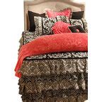 Shop Houzz | Artistic Sensations Pink, Black, and White Damask and Toile Bedding Set - Kids Bedding