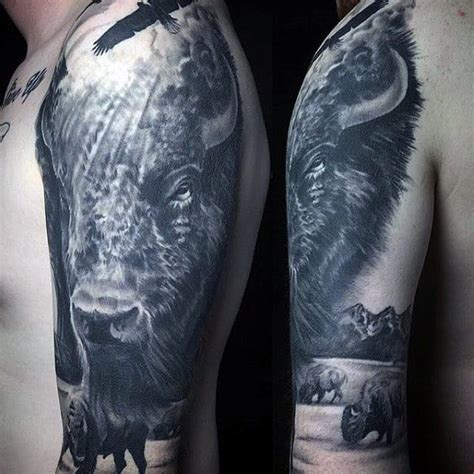 Buffalo Bills Tattoo Ideas ~ 70 Bison Tattoo Designs For Men | yulisukanih