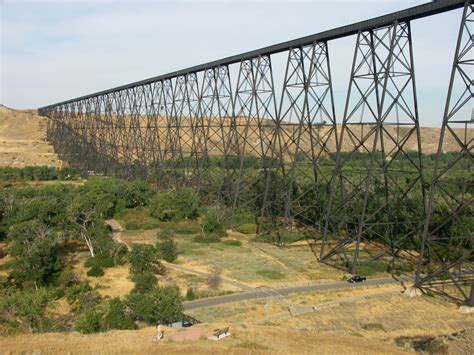 The mile long Lethbridge Viaduct in Alberta, Canada | Railway bridges ...