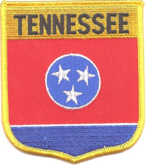 High Quality Low Price Shield Tennessee Flag Embroidered Cloth Sew on ...