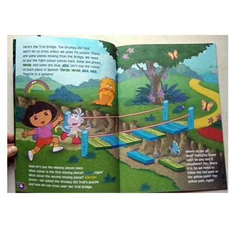 Dora The Explorer Activity and Story Book - The Shy Rainbow, Hobbies ...