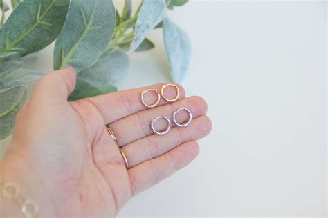 Huggies Gold Huggies Silver Huggies Gold Hoops Silver - Etsy