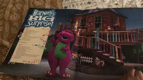 Barney's Big Surprise Tour Book - YouTube