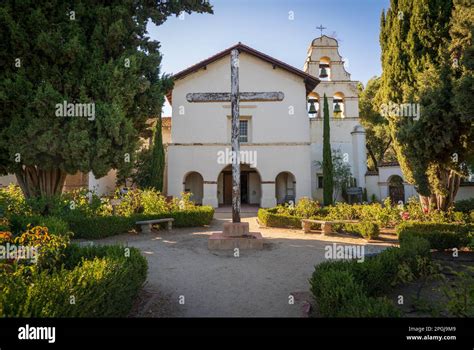 Mission San Juan Bautista State Historic Park in California Stock Photo ...