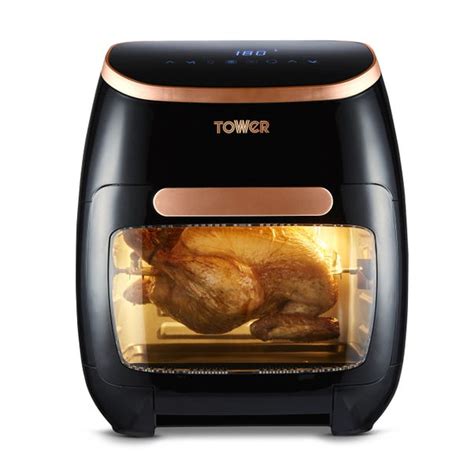 Tower 11L Rose Gold Air Fryer Oven | Dunelm