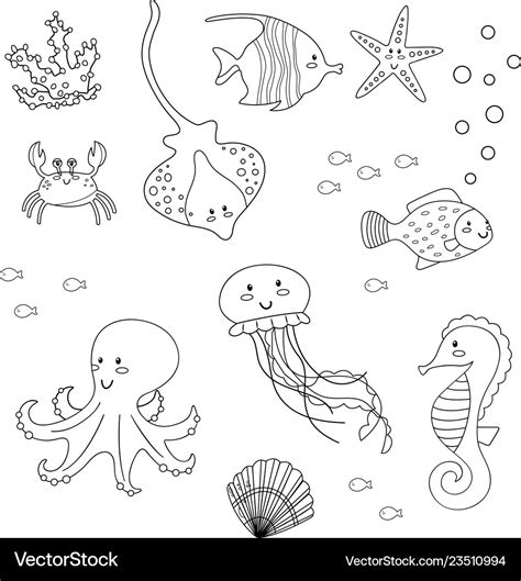 Coloring Pages For Kids Under The Sea - Coloring Pages for Kids