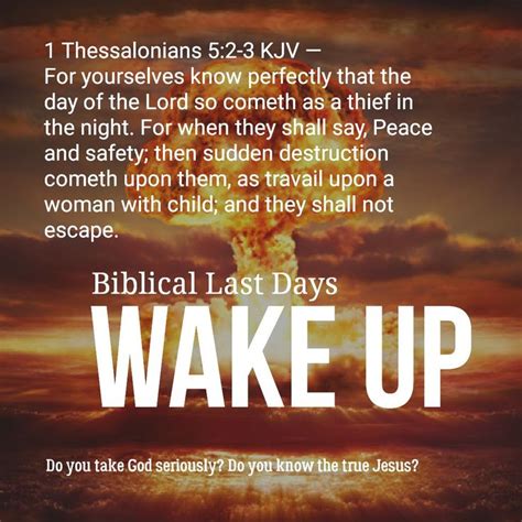 The 7 End Times Prophecy – RAPTURE COUNTDOWN | Rapture quotes, Bible ...