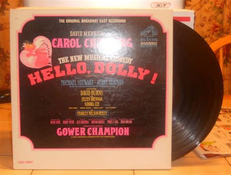 Hello Dolly Original Cast Recording Carol Channing RCA Victor LOC 1087 LP Record