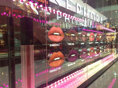 Check out the Huda Beauty Windows at Sephora in Dubai Mall! | Blog ...