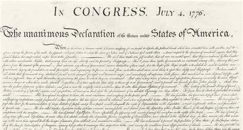 √ Printable Declaration Of Independence With Signatures