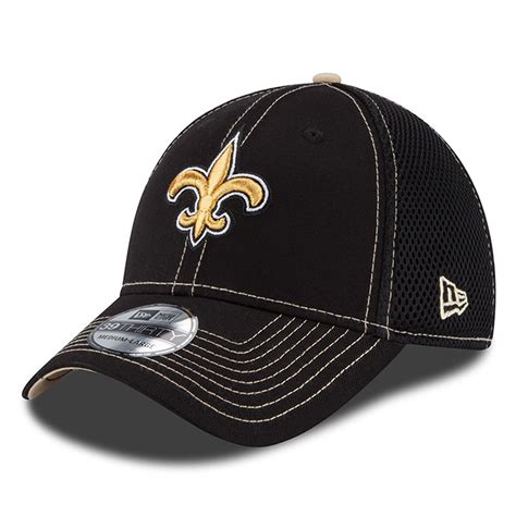 New Orleans Saints New Era Crux Line Neo 39THIRTY Flex Hat - Black