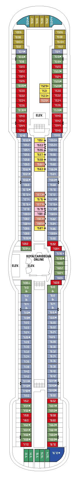 Brilliance Of The Seas Deck Plans - Royal Caribbean International ...