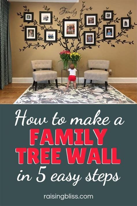 How to Make a Family Tree Wall in 5 Easy Steps - Raising Bliss ...