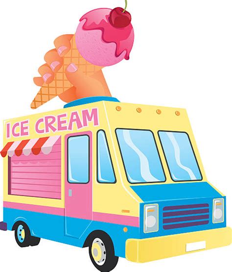 Royalty Free Ice Cream Truck Clip Art, Vector Images & Illustrations - iStock