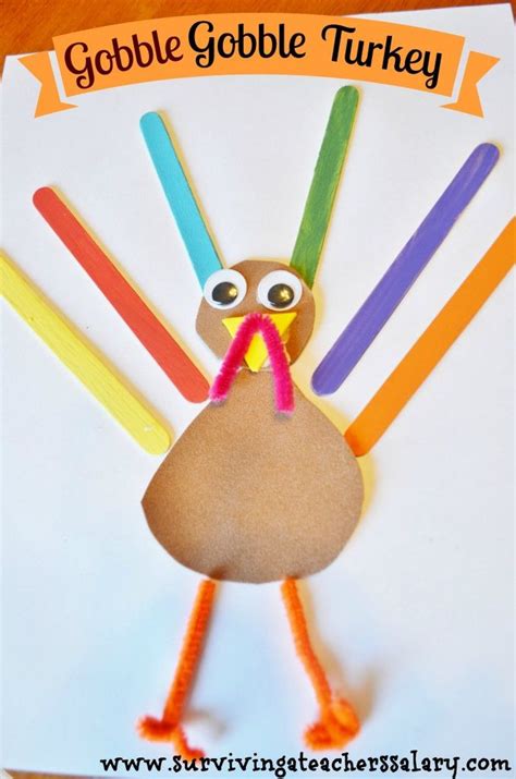 Gobble Gobble Turkey Craft For Kids Pictures, Photos, and Images for Facebook, Tumblr, Pinterest ...