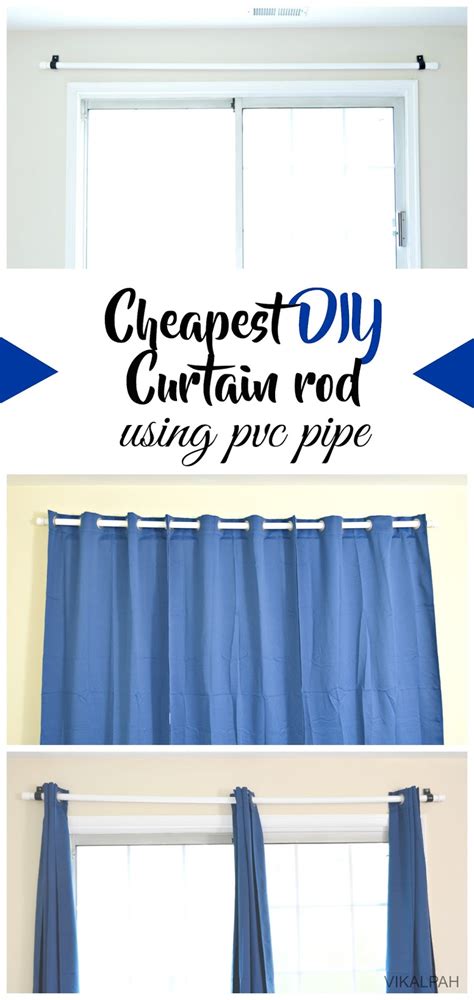 Vikalpah: Cheapest DIY curtain rod using pvc pipe