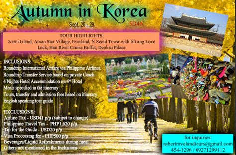 Korea Package Tour Quezon City - Philippines Buy and Sell Marketplace - PinoyDeal