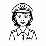 Postman Coloring Sheet  Page sketch template