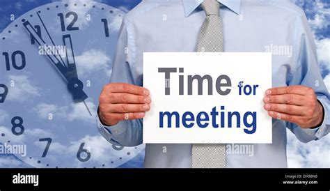 Time for meeting Stock Photo - Alamy