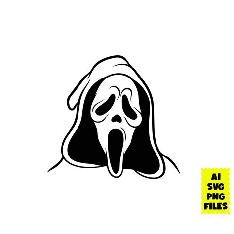 Scream Mask Svg, Ghost Svg, Heart Svg, Halloween Svg, Valent | Inspire Uplift