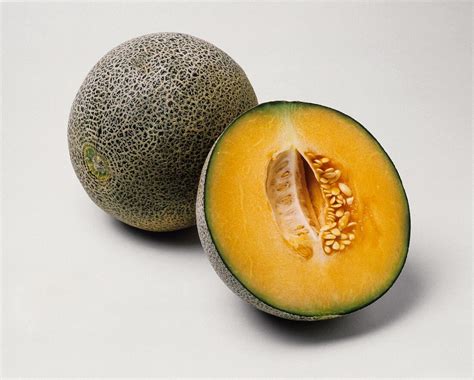 A Whole and a Half Persian Melon – License Images – 608048 StockFood