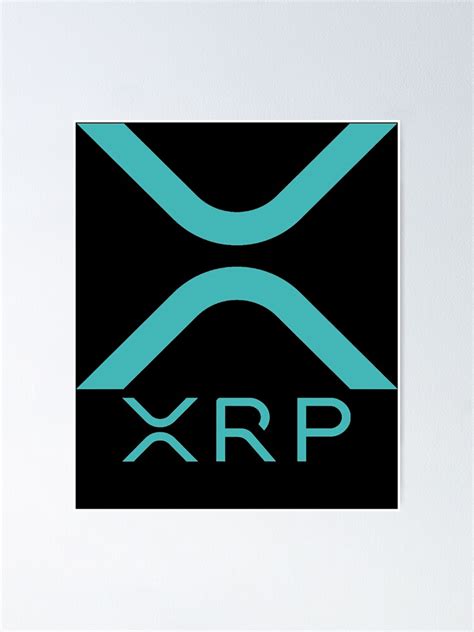 "XRP RIPPLE NEW LOGO " Poster by oliverpercy0 | Redbubble