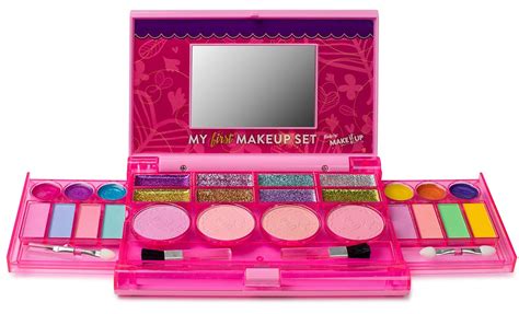Girls First Makeup Set Real Non Toxic Kids Cosmetics Eye Shadow Lip ...