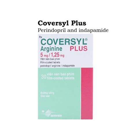 Coversyl Plus (Perindopril and indapamide) - Dose, Side effects