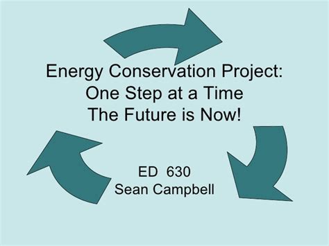 Energy Conservation Project