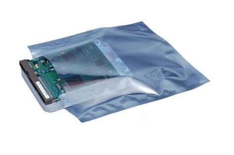 Anti Static ESD Packaging Materials ESD Shielding Bag Open End Or Zipper Closure