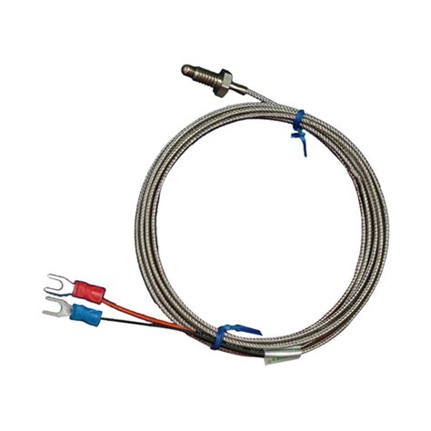 Wholesale M6 Screw Probe K type Thermocouple Temperature Sensor with 2M Wire Cable for ...