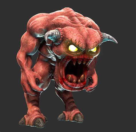 Doom Pinky Demon Original Wip by s13n1 on DeviantArt