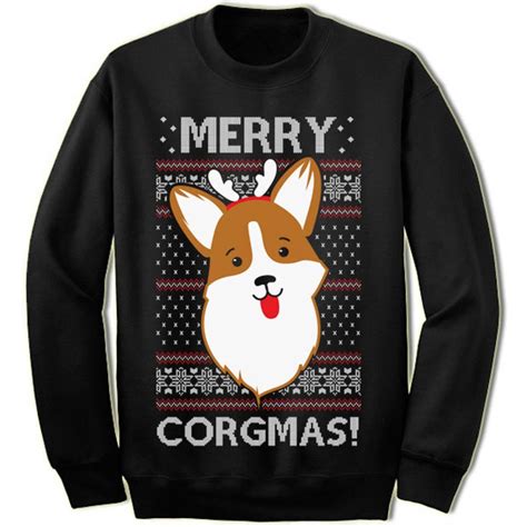 Merry Corgmas Christmas Sweater Sweatshirt. Corgi Christmas - Etsy