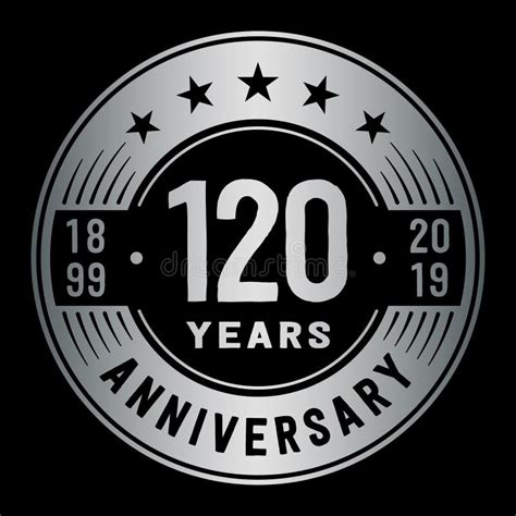 120years Celebrating Anniversary Design Template. 120th Anniversary ...