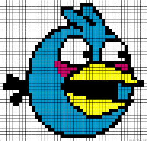 A44433 - friendship-bracelets.net | Angry birds, Perler bead patterns ...