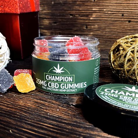 CBD Gummies: Daily Wellness Full Spectrum 25mg - Champion Hemp Farms