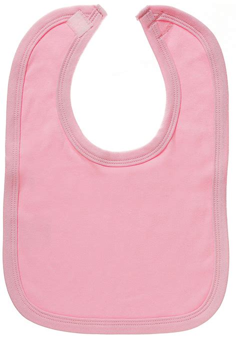 Plain Baby Bib in Pink - Kiditude