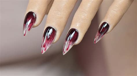 Bloody Halloween Nails | Red Iguana | April Ryan - YouTube