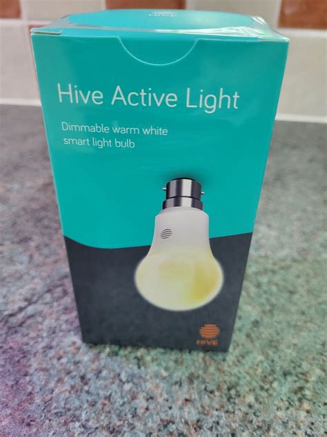 Hive Active 9W Dimmable Light Bulb - Warm White B22 Bayonet Fitting New & Sealed 696579970044 | eBay