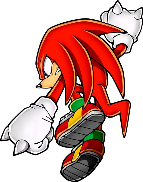 Knuckles the Echidna | Sonic Art Assets DVD Wiki | Fandom