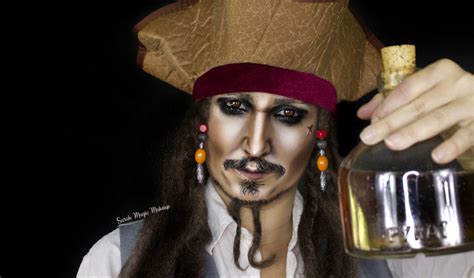 Captain Jack Sparrow Makeup - Sarah Magic Makeup