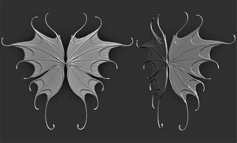 12 Fairy Wings Sculpts - FlippedNormals