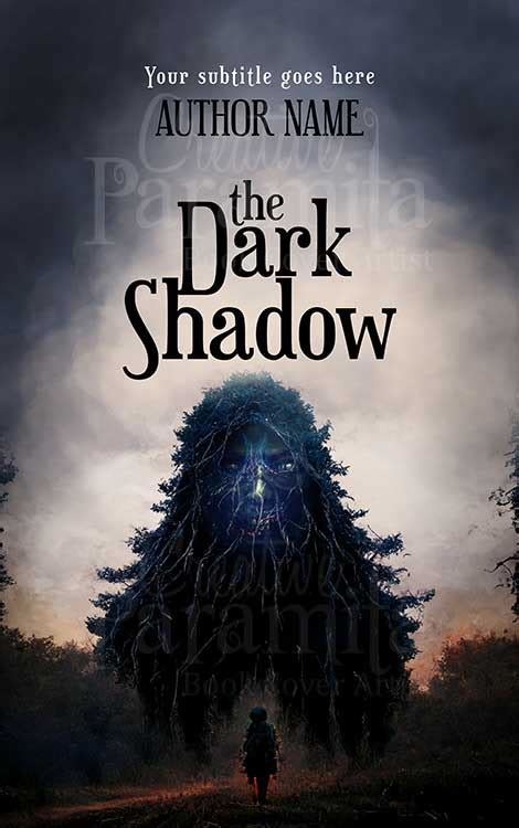 The dark shadow Premade book cover