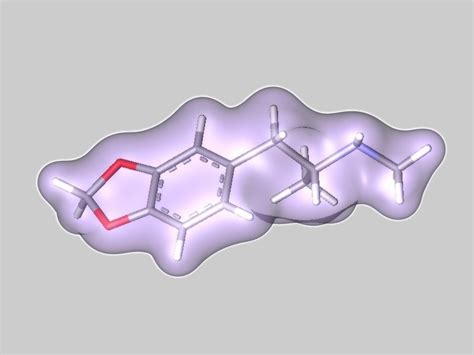 Ecstasy MDMA molecule 3D model | CGTrader