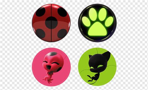 Four assorted-type logo s, Adrien Agreste Plagg Episodi di Miraculous, Le storie di Ladybug e ...