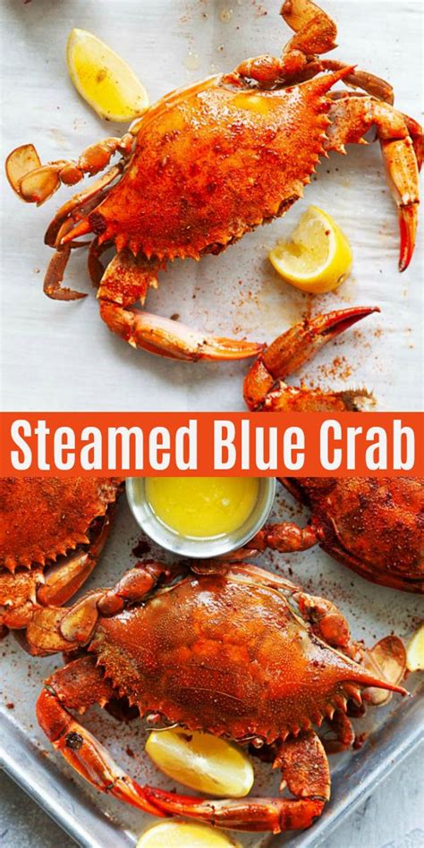 Steamed Blue Crab | Blue crab recipes, Blue crab boil recipe, Cooking ...