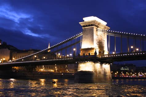 Széchenyi Chain Bridge in Budapest, Hungary